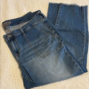 Torrid Crop Boyfriend Jeans